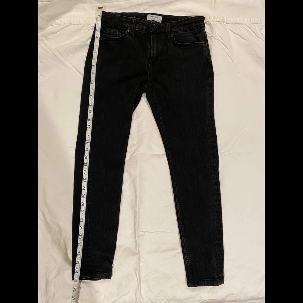 Only & Sons skinny fit jeans in black
